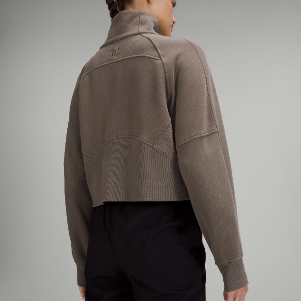 SOLD NWOT lululemon scuba oversized funnel half zip - Picture 4 of 9